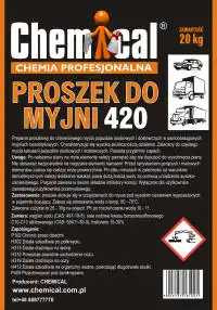 Automobilių plovimo milteliai 420